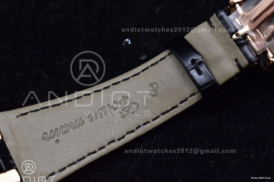 Super APSF Edition 1:1 RG 15400 41mm Oak Black Royal on Clone 1042 SA3120 Leather WaterResistant Black V Strap Textured Best Dial 0317